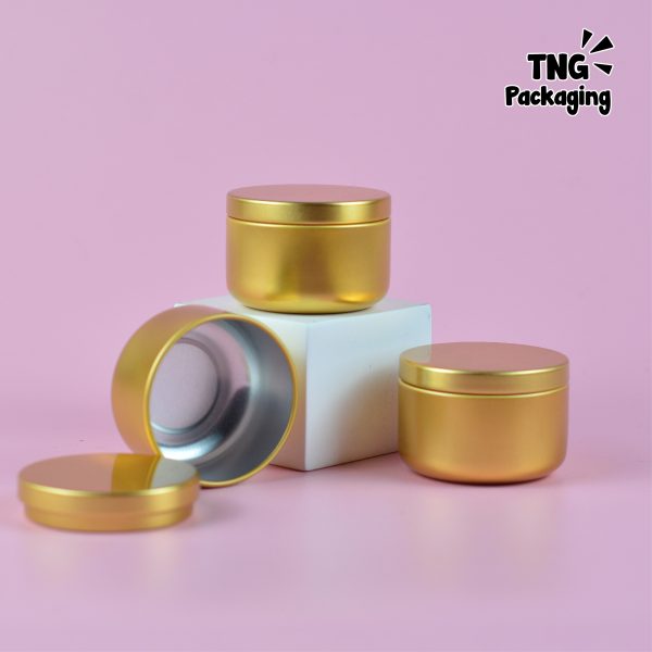 Jar Aluminium Gold Mini - 50 ml - Image 3