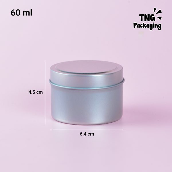 Jar Aluminium Silver -  60 ml - Image 6