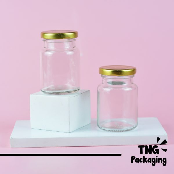 Jar Kaca Tutup Gold - 100 ml - Image 2