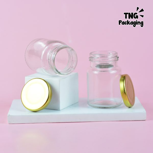 Jar Kaca Tutup Gold - 100 ml - Image 3
