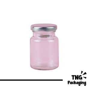 Jar Kaca Tutup Silver - 100 ml