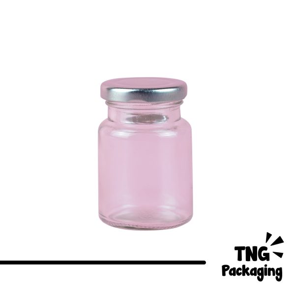 Jar Kaca Tutup Silver - 100 ml