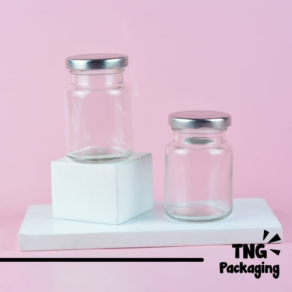 Jar Kaca Tutup Silver - 100 ml - Image 2
