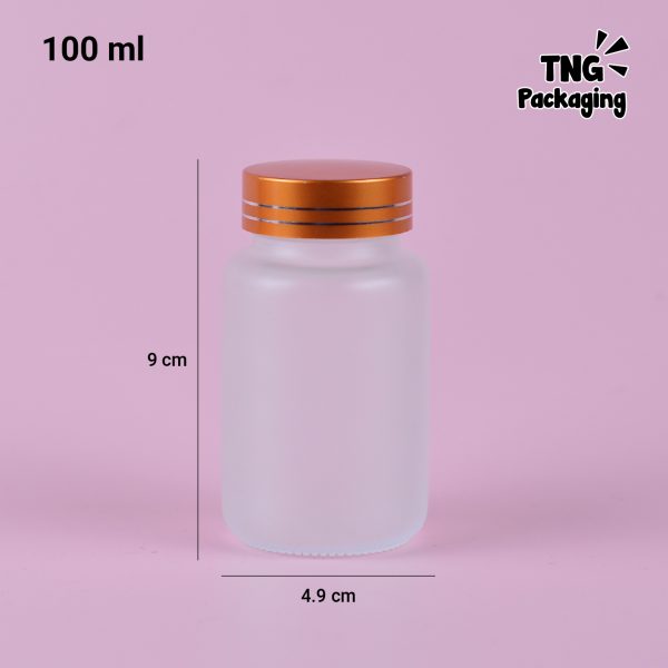 Botol Kaca Frosted - 100 ml - Image 4