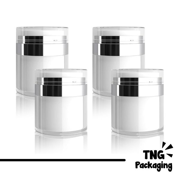 Pot Cream Airless Pump - 15ml 30ml 50ml 100ml