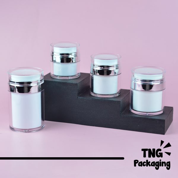 Pot Cream Airless Pump - 15ml 30ml 50ml 100ml - Image 2