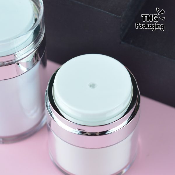 Pot Cream Airless Pump - 15ml 30ml 50ml 100ml - Image 3