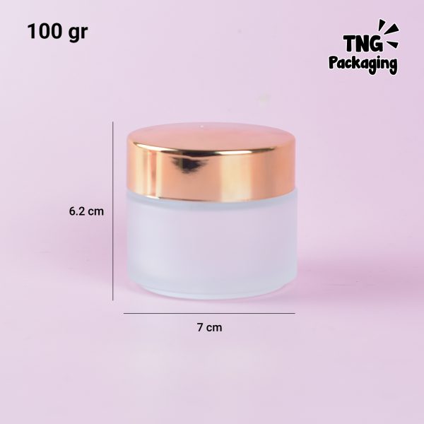 Pot Cream Kaca Buram - 100 gr - Image 3