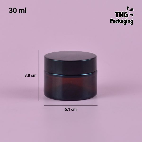 Pot Cream Kaca Amber - 30 ml - Image 4