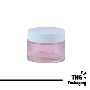 Pot Cream Kaca Bening - 50 ml