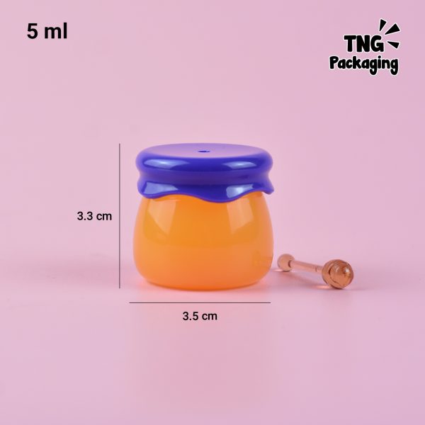 Wadah Lipcare Madu + Spatula - 5 gr - Image 6