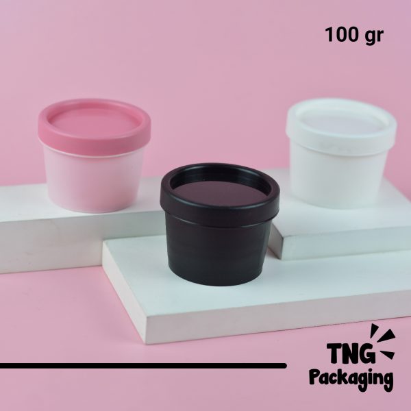 Pot Plastik + Inner Lid - 100 gr - Image 2