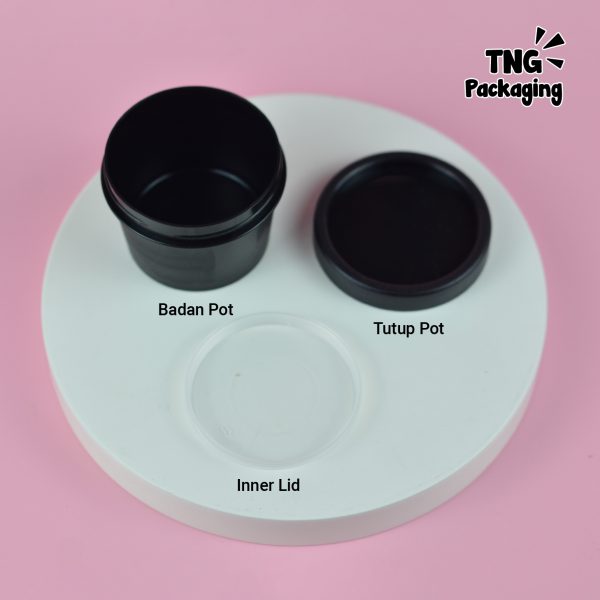 Pot Plastik + Inner Lid - 100 gr - Image 4