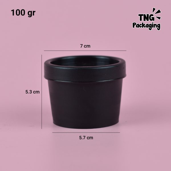 Pot Plastik + Inner Lid - 100 gr - Image 6