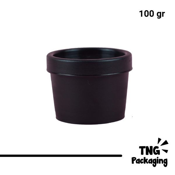 Pot Plastik + Inner Lid - 100 gr