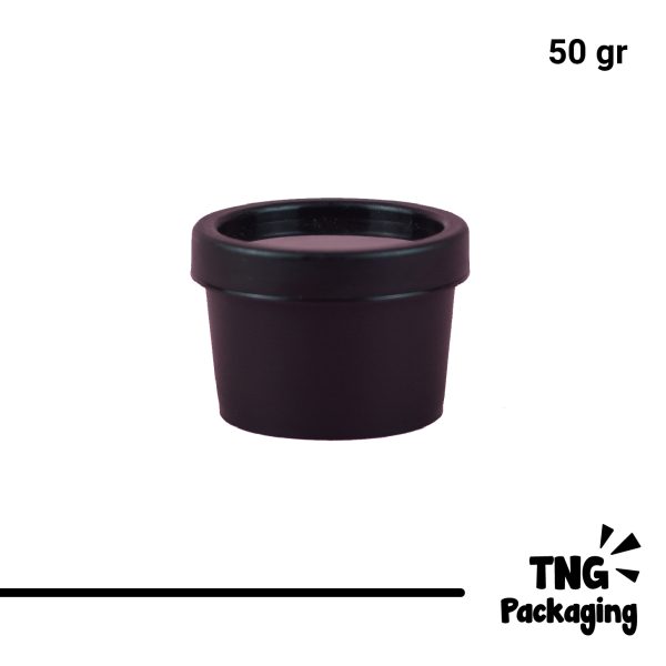Pot Plastik + Inner Lid - 50 gr