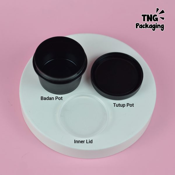 Pot Plastik + Inner Lid - 50 gr - Image 5