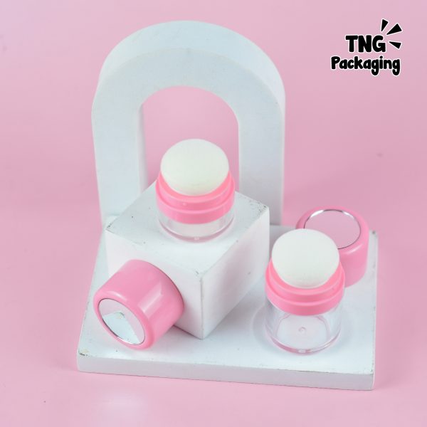 Wadah Bedak Tabur Travel Pink - 5 gr 10 gr - Image 3