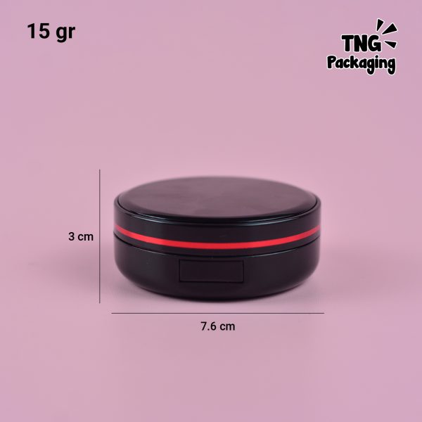 Tempat Cushion Hitam - 15 gr - Image 6