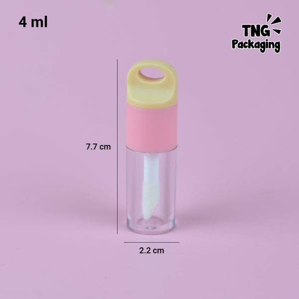 Wadah Lipcare Acrylic Tutup Handle - 4 ml 6 ml - Image 5