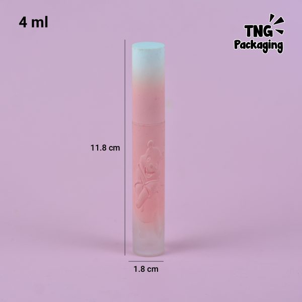 Wadah Lipcare Pink Gradasi Bear - 4 ml - Image 6