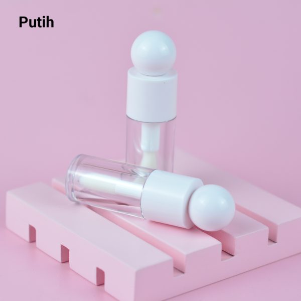 Wadah Lipcare Acrylic Tutup Bulat - 4 ml - Image 12