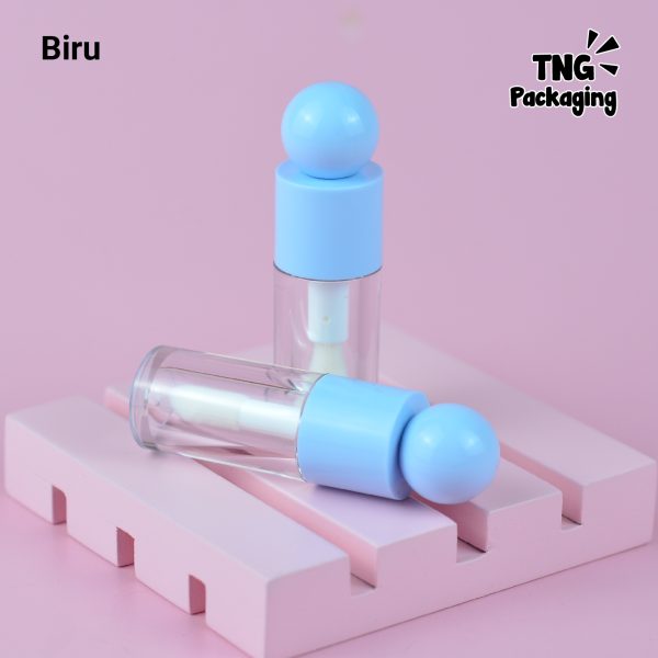 Wadah Lipcare Acrylic Tutup Bulat - 4 ml - Image 10