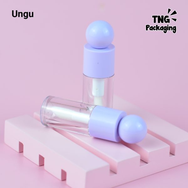 Wadah Lipcare Acrylic Tutup Bulat - 4 ml - Image 11