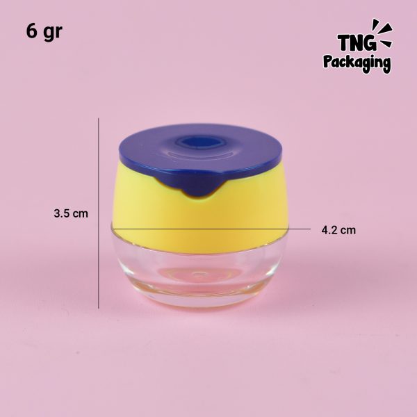 Wadah Lipcare Acrylic + Spatula - 6 gr - Image 4