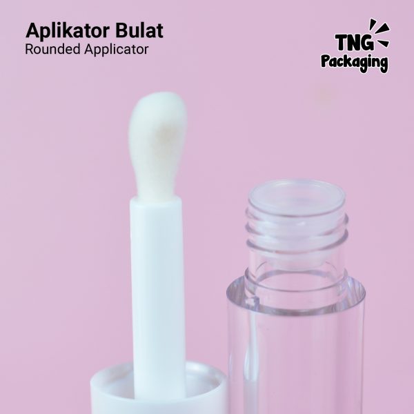 Wadah Lipcare Acrylic Tutup Bulat - 6 ml - Image 5