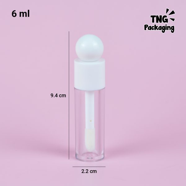 Wadah Lipcare Acrylic Tutup Bulat - 6 ml - Image 7