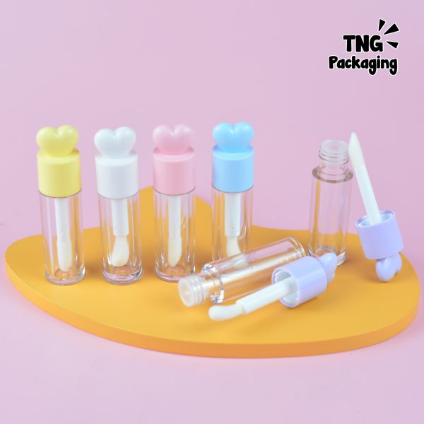 Wadah Lipcare Acrylic Tutup Hati - 6 ml - Image 3