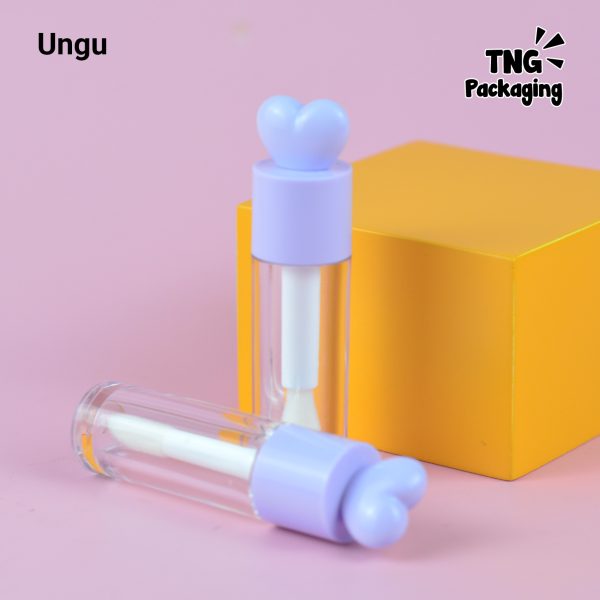 Wadah Lipcare Acrylic Tutup Hati - 6 ml - Image 8
