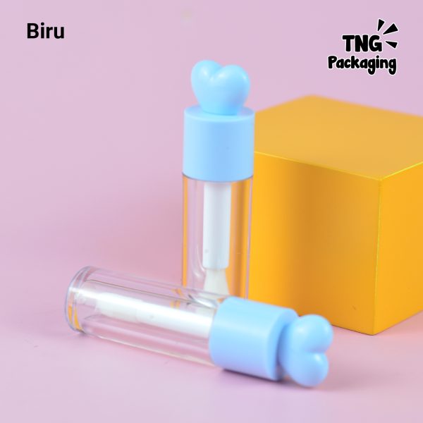 Wadah Lipcare Acrylic Tutup Hati - 6 ml - Image 9