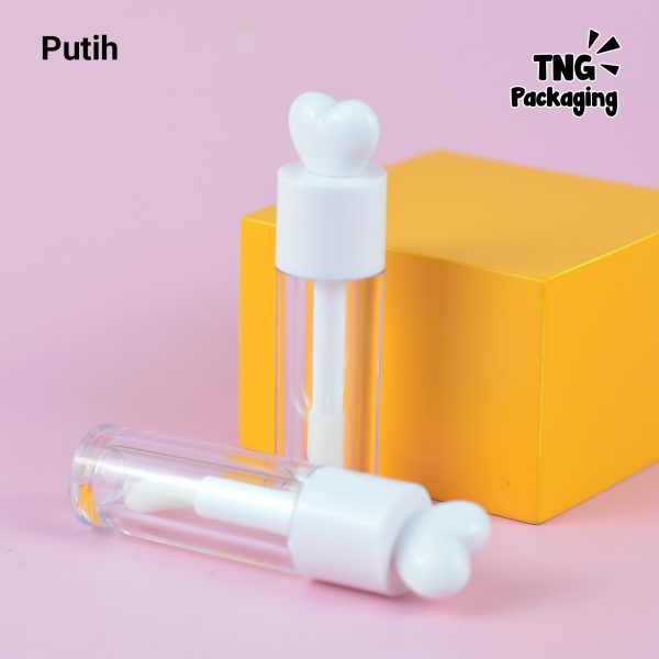 Wadah Lipcare Acrylic Tutup Hati - 6 ml - Image 10