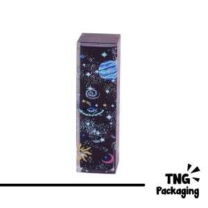 Wadah Lipstick Acrylic Motif Galaxy - 3.5 gr