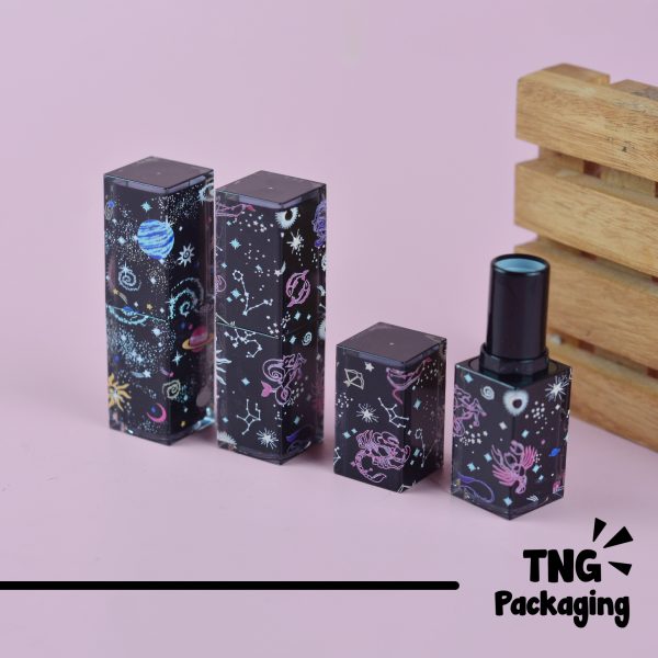 Wadah Lipstick Acrylic Motif Galaxy - 3.5 gr - Image 2