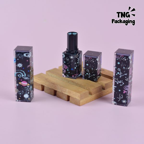 Wadah Lipstick Acrylic Motif Galaxy - 3.5 gr - Image 5