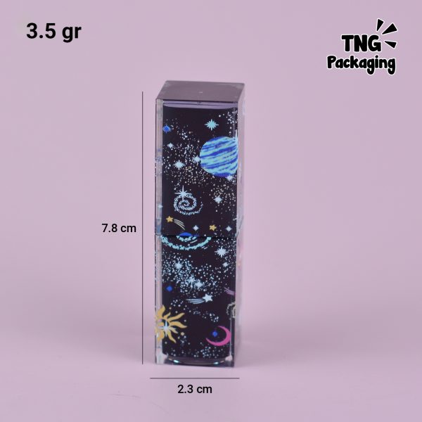 Wadah Lipstick Acrylic Motif Galaxy - 3.5 gr - Image 6