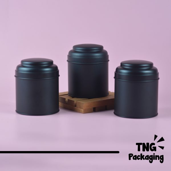 Jar Aluminium Hitam Tutup Jamur - Image 2