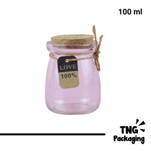 Wish Jar Kaca Tutup Gabus - 100 ml