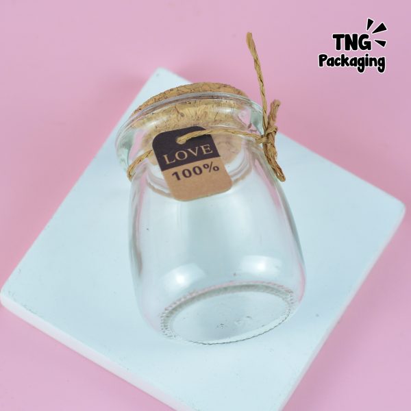 Wish Jar Kaca Tutup Gabus - 100 ml - Image 5