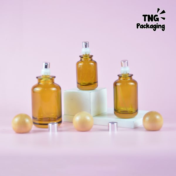 [SEMI PRESS] Botol Parfum Coklat Tutup Kayu - 30 ml 50 ml 100 ml - Image 3