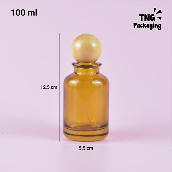 [SEMI PRESS] Botol Parfum Coklat Tutup Kayu - 30 ml 50 ml 100 ml - Image 7