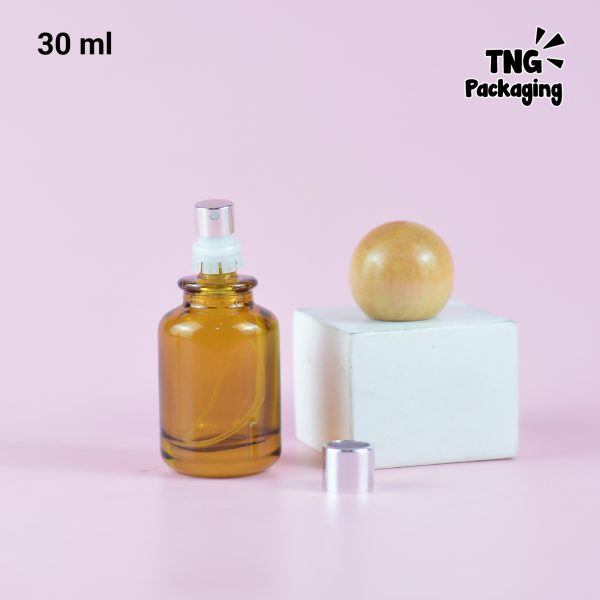 [SEMI PRESS] Botol Parfum Coklat Tutup Kayu - 30 ml 50 ml 100 ml - Image 8