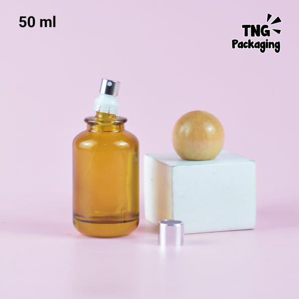 [SEMI PRESS] Botol Parfum Coklat Tutup Kayu - 30 ml 50 ml 100 ml - Image 9
