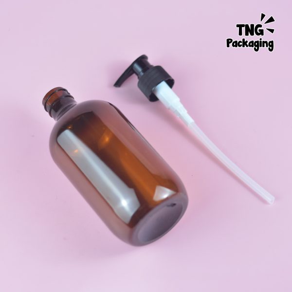 Botol Pump Plastik Coklat - 500 ml - Image 5