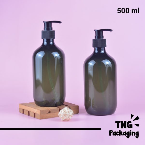 Botol Pump Plastik Hijau - 500 ml - Image 2